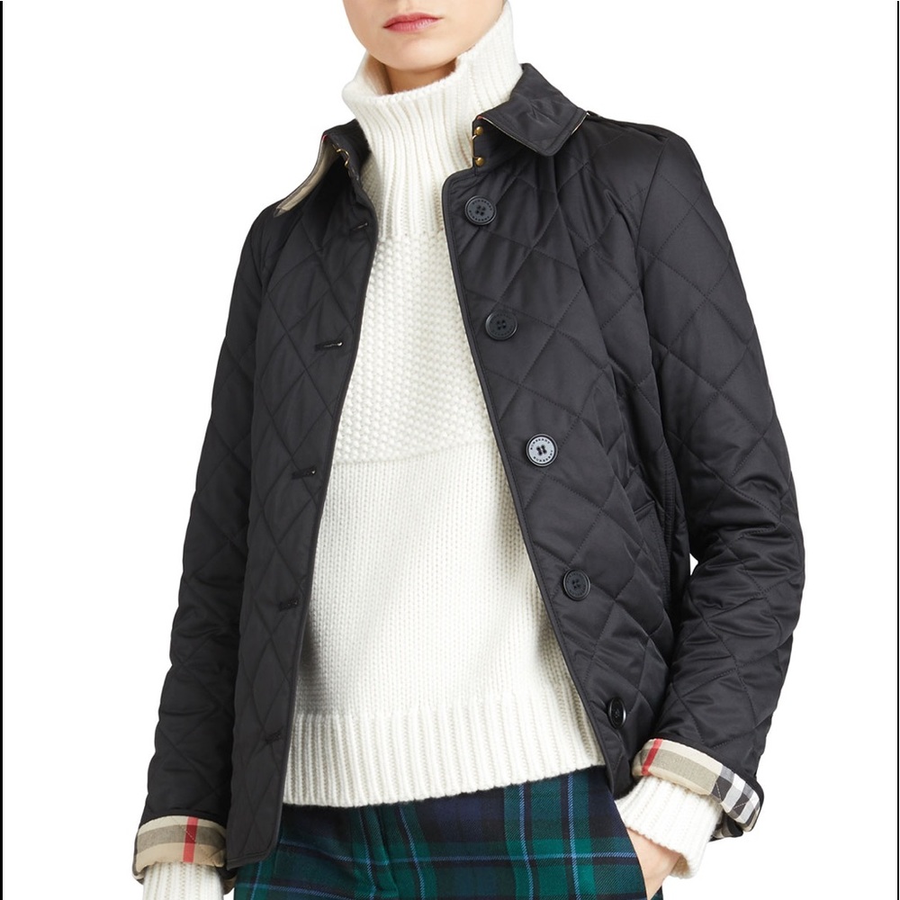 NWT Burberry Frankby Quilted Jacket